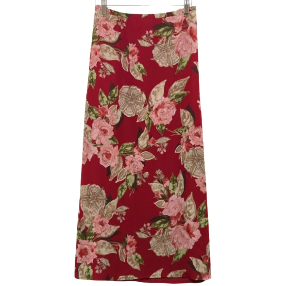 Vintage | Maxi Dress | Reversible | Floral | Art Deco | Shabby Chic | Bohemian |